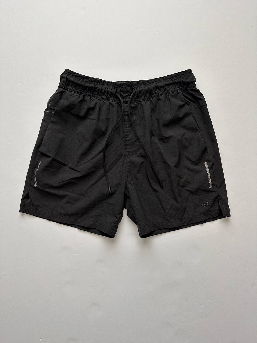 LEG3ND Men's Black Athletic Shorts - Lightweight Performance